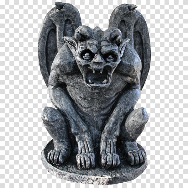 Gothic architecture Gargoyle Boss Ornament Statue, horror ghost transparent background PNG clipart