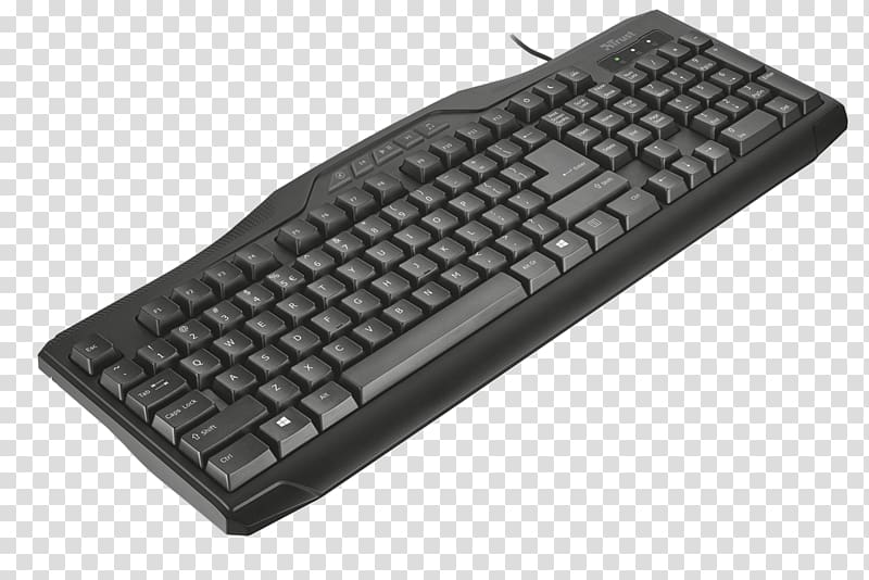 Computer keyboard AZERTY Laptop Trust Computer mouse, keyboard transparent background PNG clipart
