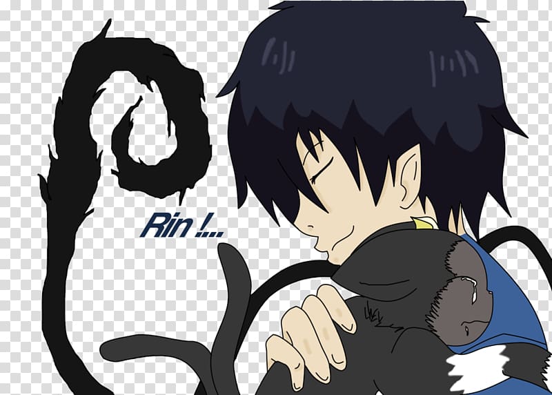 Rin Okumura Anime Blue Exorcist Manga Drawing, Anime transparent background PNG clipart