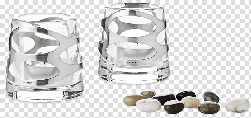 Stelton Stainless steel Glass Votive candle, glass transparent background PNG clipart