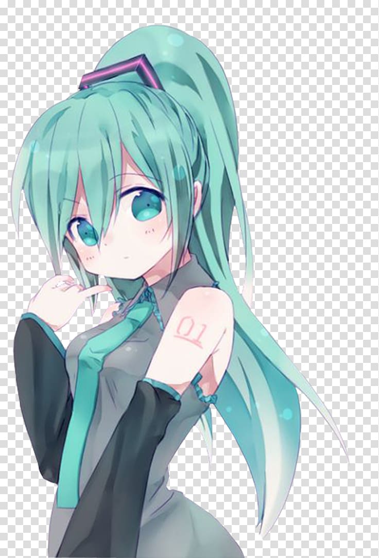 Hatsune Miku Vocaloid Megpoid Anime, hatsune miku transparent background PNG clipart