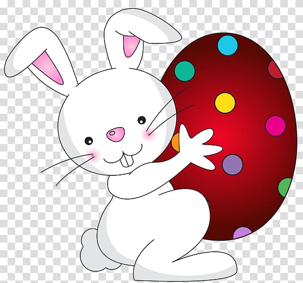 Easter Bunny Angel Bunny , easter egg border transparent background PNG clipart