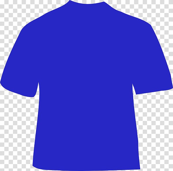 T-shirt Blue Collar , T-45 transparent background PNG clipart