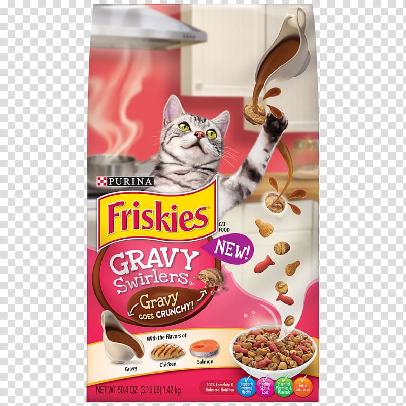 Cat Food Gravy Friskies Nestlé Purina PetCare Company, Cat transparent background PNG clipart