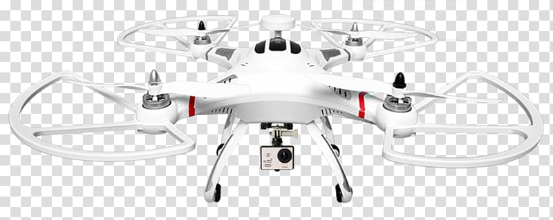 white and red drone, Unmanned aerial vehicle Aircraft Technology Remote control, Aerial drones transparent background PNG clipart