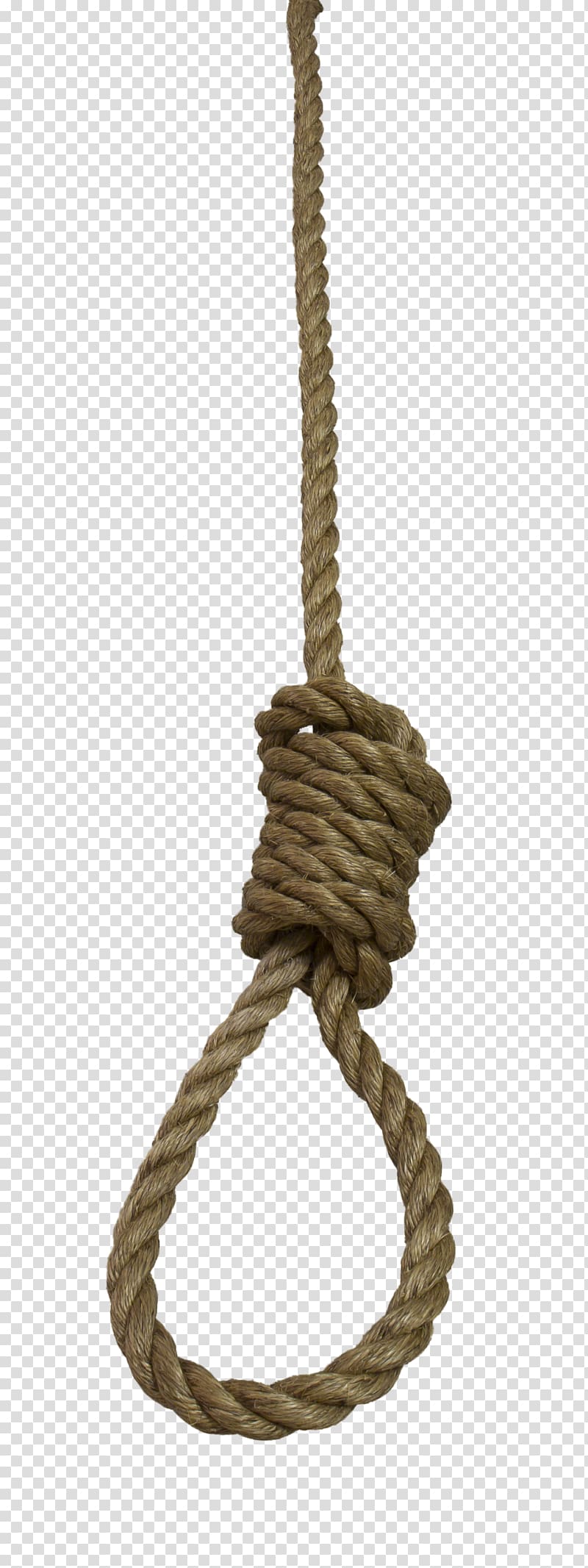 Noose Rope Hangman\'s knot , rope transparent background PNG clipart