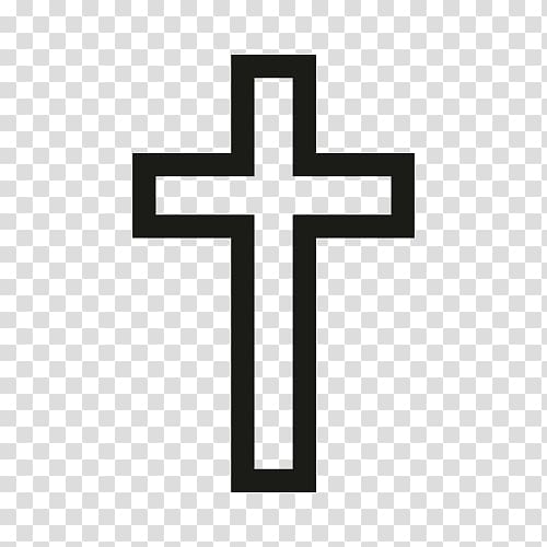 Christian cross Christianity, cruz, black cross transparent background PNG clipart