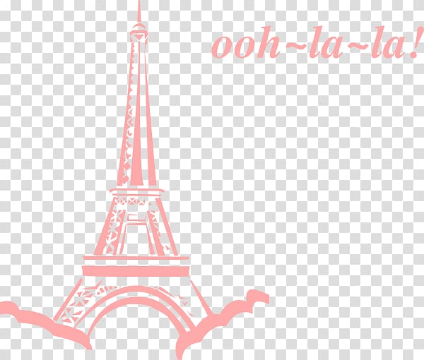 Eiffel Tower Landmark Drawing, safflower transparent background PNG clipart