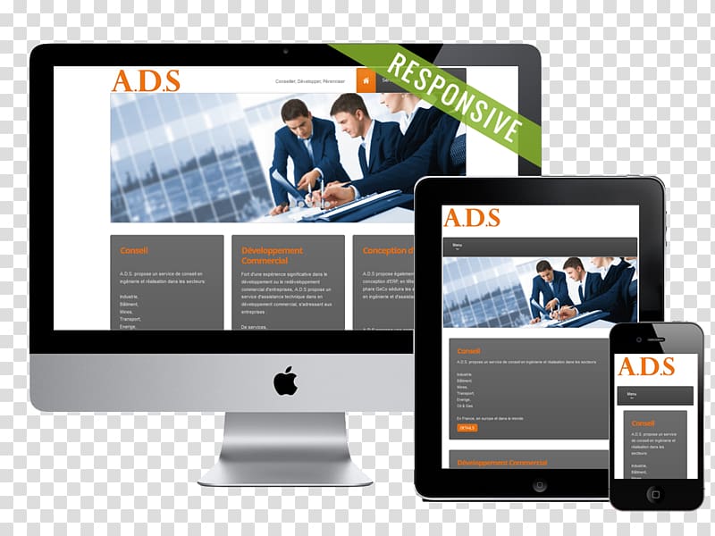 Responsive web design Web development, advertising banner transparent background PNG clipart