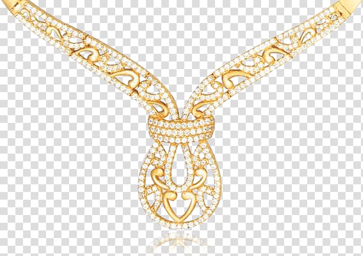 Necklace Bling-bling Body Jewellery Diamond, exquisite designs transparent background PNG clipart