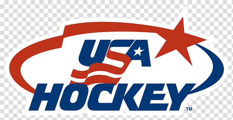 red. white, and blue USA hockey logo, USA Men's National Ice Hockey Team Logo transparent background PNG clipart