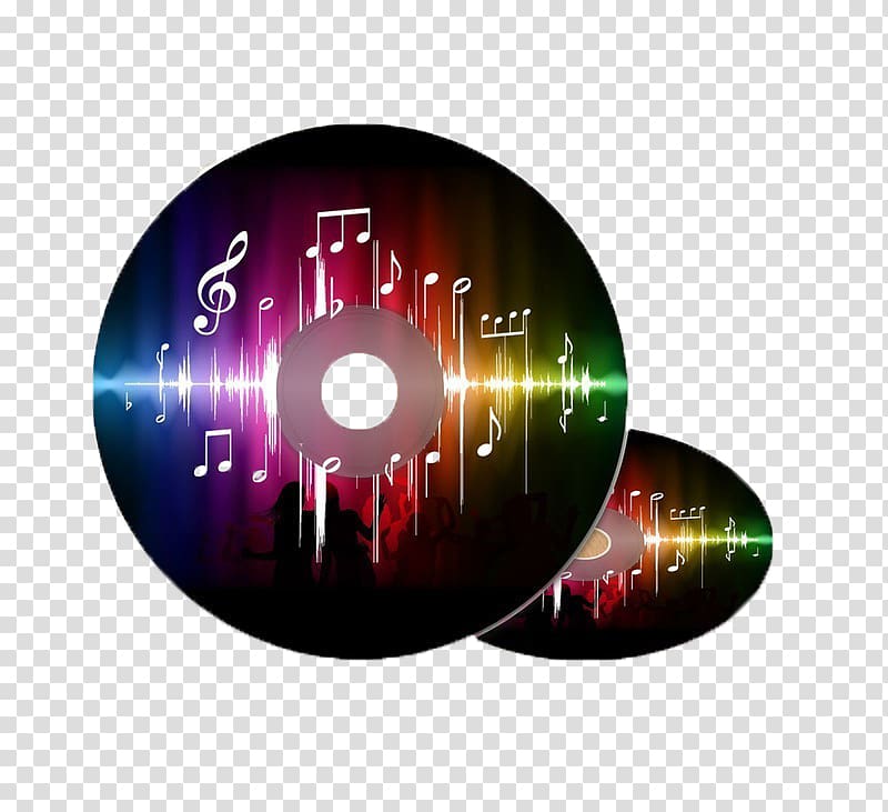 Music Melody Ringtone Cali Swag District, Music CD discs creative design buckle Free transparent background PNG clipart