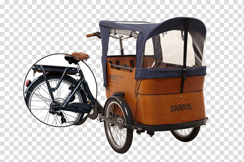 Freight bicycle Babboe Bakfiets Electric bicycle, Bicycle transparent background PNG clipart