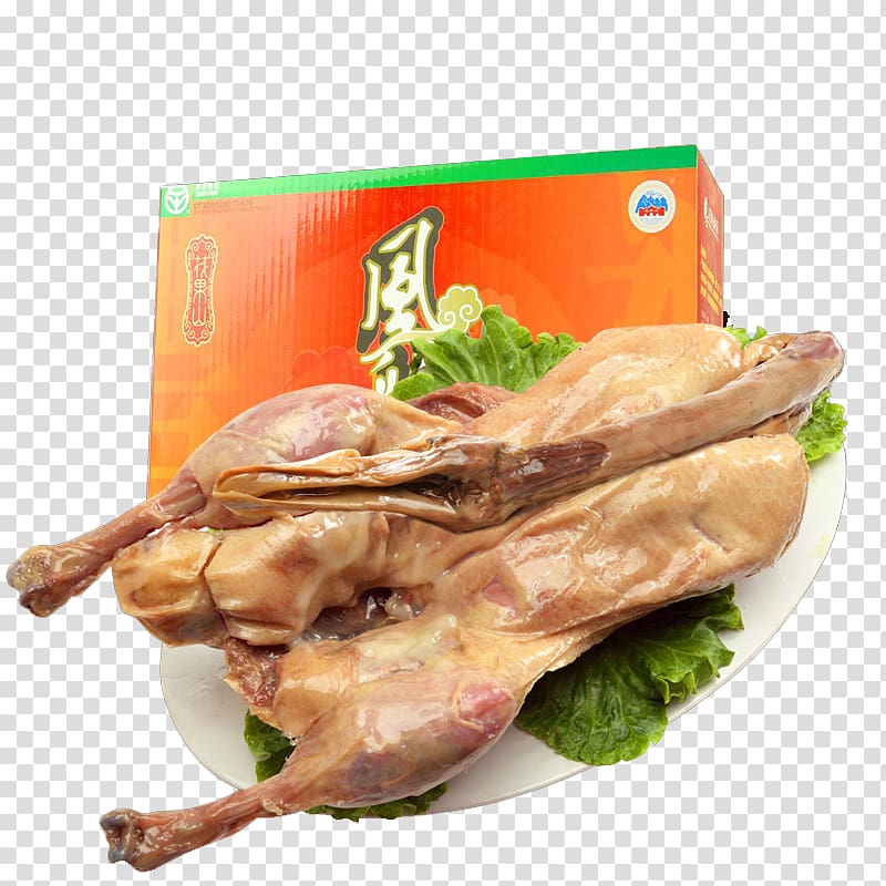 Yangzhou Roast goose Meat Duck, A goose transparent background PNG clipart