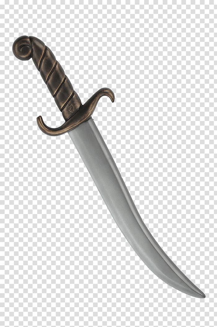 Bowie knife LARP dagger Live action role-playing game, knife transparent background PNG clipart
