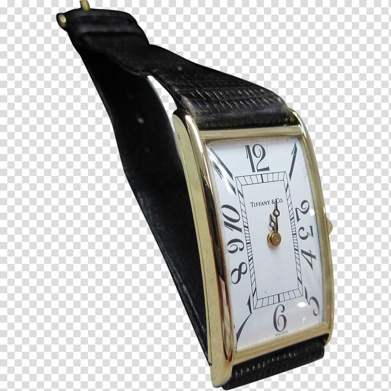 Cartier Tank Watch strap Gold, watch transparent background PNG clipart