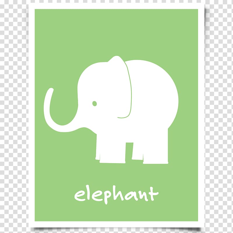Digital art Graphic design Indian elephant, Elephant nursery transparent background PNG clipart