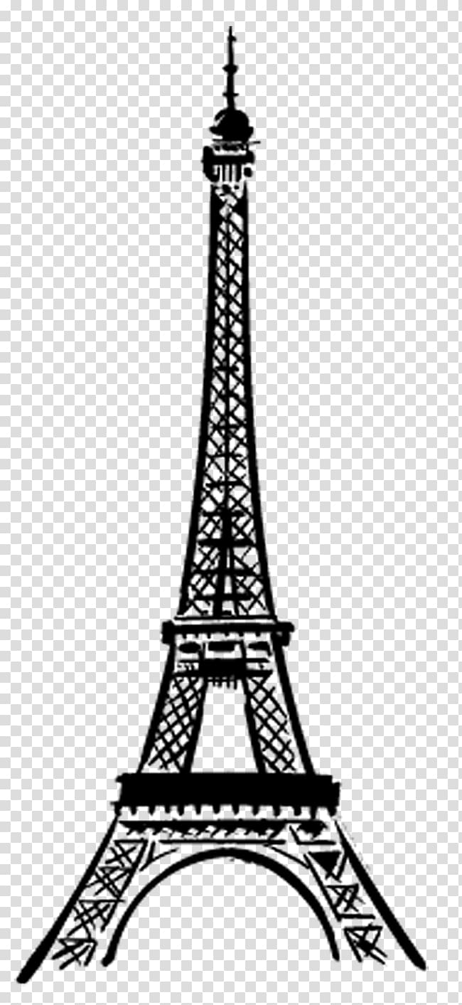 Eiffel Tower Champ de Mars Drawing, eiffel tower transparent background PNG clipart