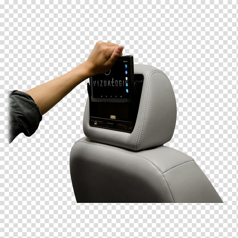 Car Head restraint HP Slate 7 DVD player Seat, car transparent background PNG clipart