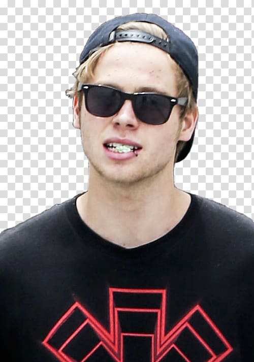Sunglasses Goggles Chin Beanie, Luke Hemmings transparent background PNG clipart