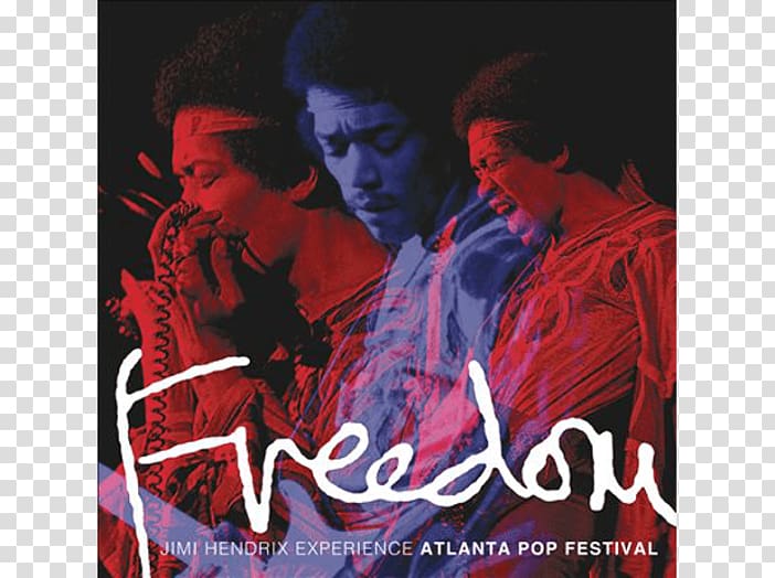 1970 Atlanta International Pop Festival Monterey Pop Festival Freedom: Atlanta Pop Festival The Jimi Hendrix Experience, jimmy hendrix transparent background PNG clipart