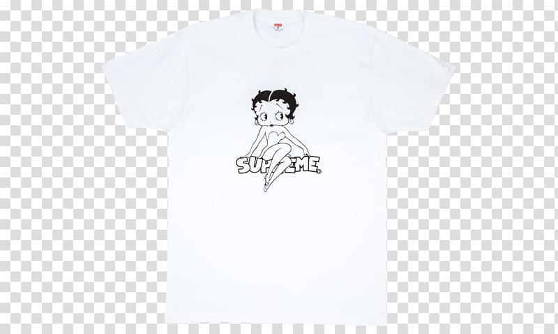 T-shirt Supreme Sleeve Logo, T-shirt transparent background PNG clipart
