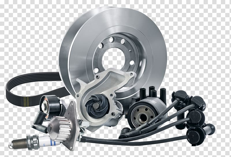 assorted automotive component parts, Car Air filter Spare part AutoZone Disc brake, auto parts transparent background PNG clipart
