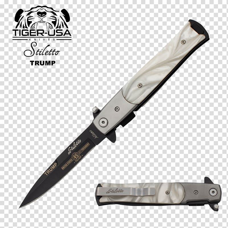 Utility Knives Hunting & Survival Knives Bowie knife Throwing knife, fashion folding transparent background PNG clipart