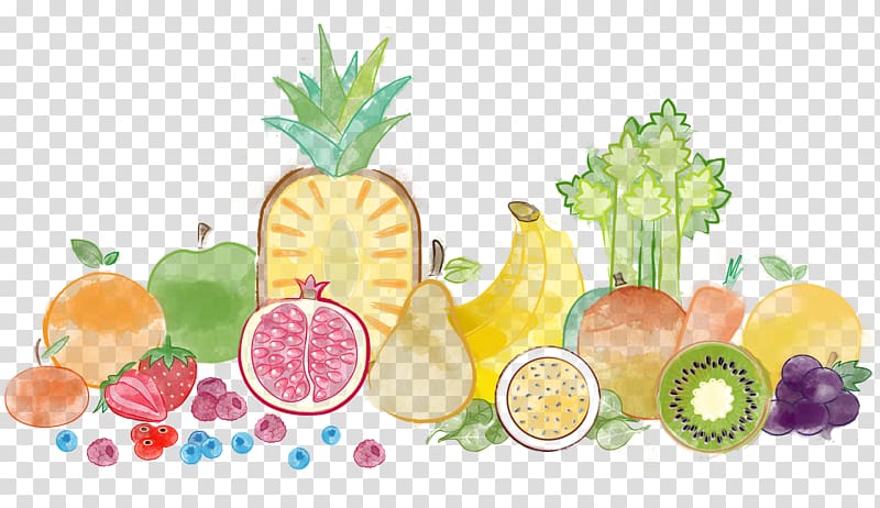 Pineapple Vegetarian cuisine Diet food Vegetarianism, tutti frutti transparent background PNG clipart