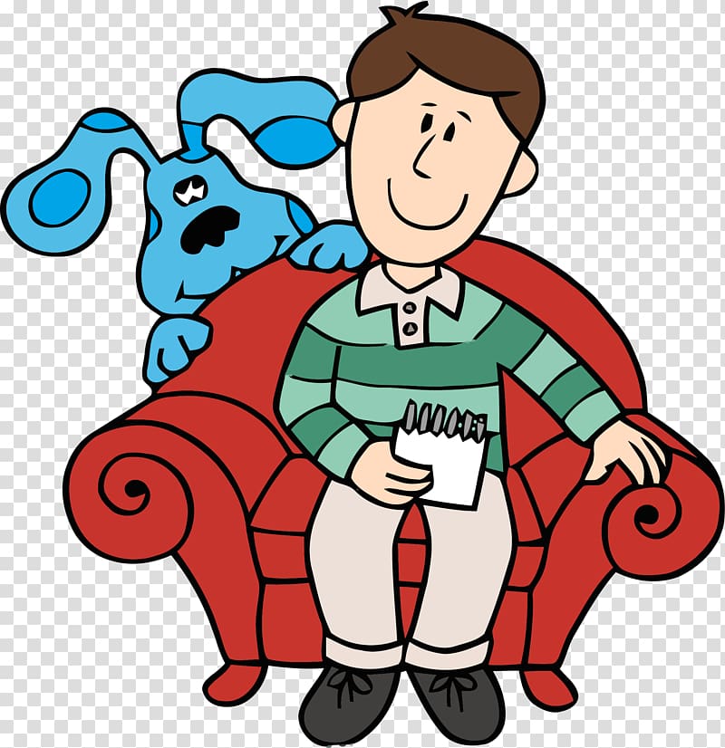 Draw Along With Blue , Clues transparent background PNG clipart