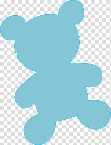 Teddy bear Silhouette , Plateau transparent background PNG clipart
