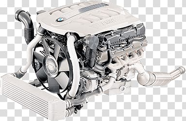 gray BMW vehicle engine, BMW Engine transparent background PNG clipart