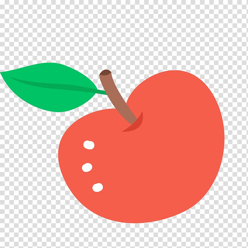Fruit Apple , Cartoon Apple transparent background PNG clipart