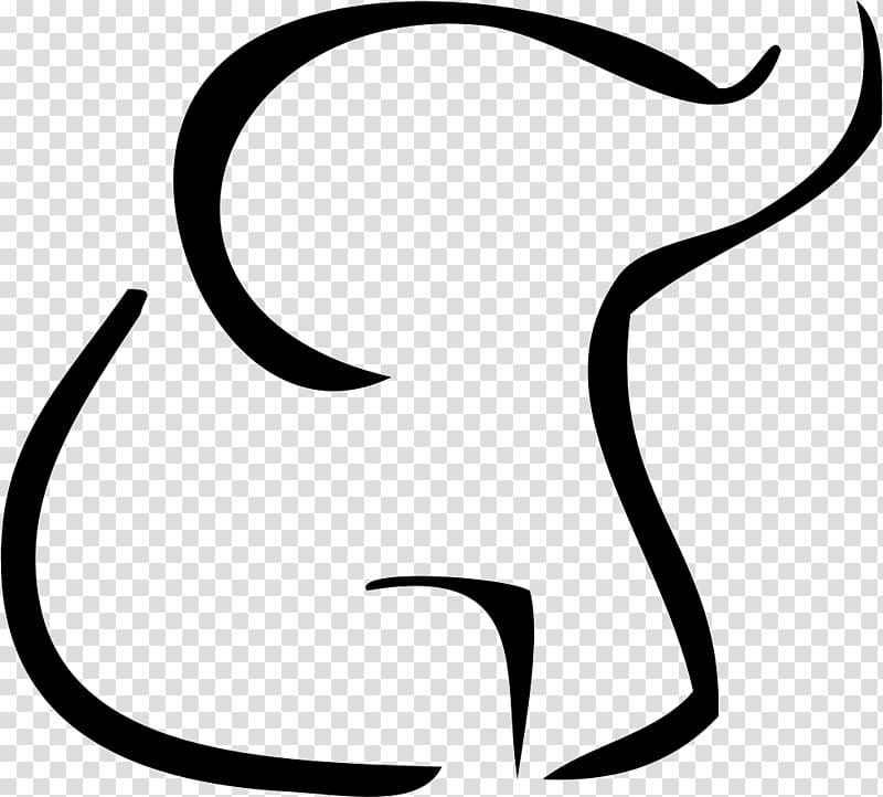 Elephant Encapsulated PostScript Computer Icons, elephant drawing transparent background PNG clipart