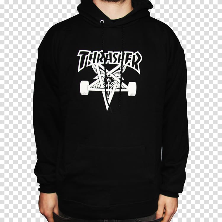 Thrasher Presents Skate and Destroy T-shirt Hoodie Skateboarding, T-shirt transparent background PNG clipart