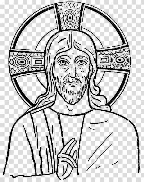 Jesus Drawing transparent background PNG clipart