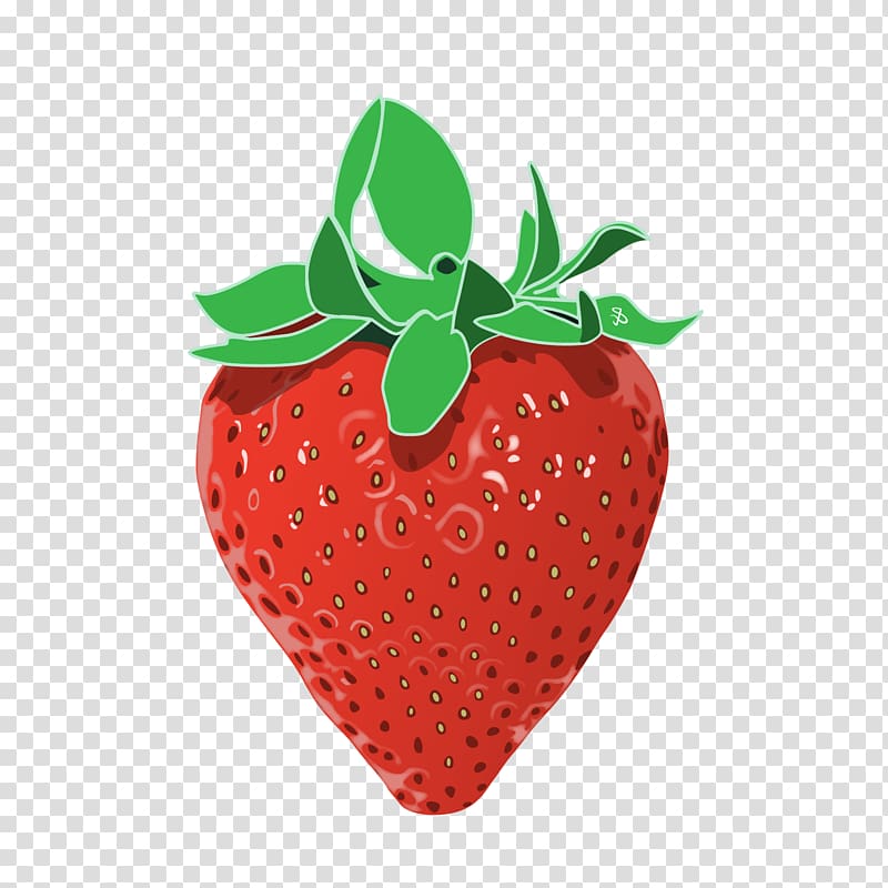 Strawberry Aedmaasikas Illustration, realistic delicious strawberry transparent background PNG clipart