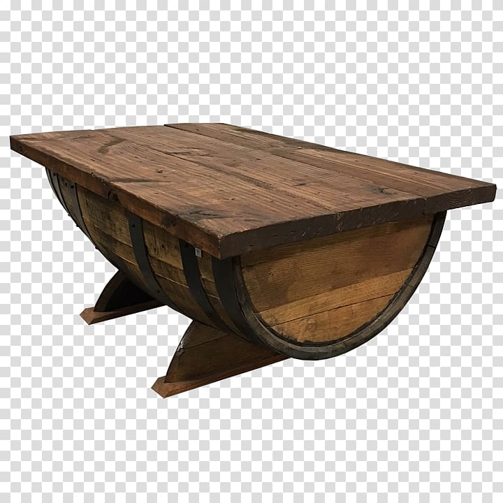 Bourbon whiskey Barrel Coffee Tables Oak, coffe table transparent background PNG clipart