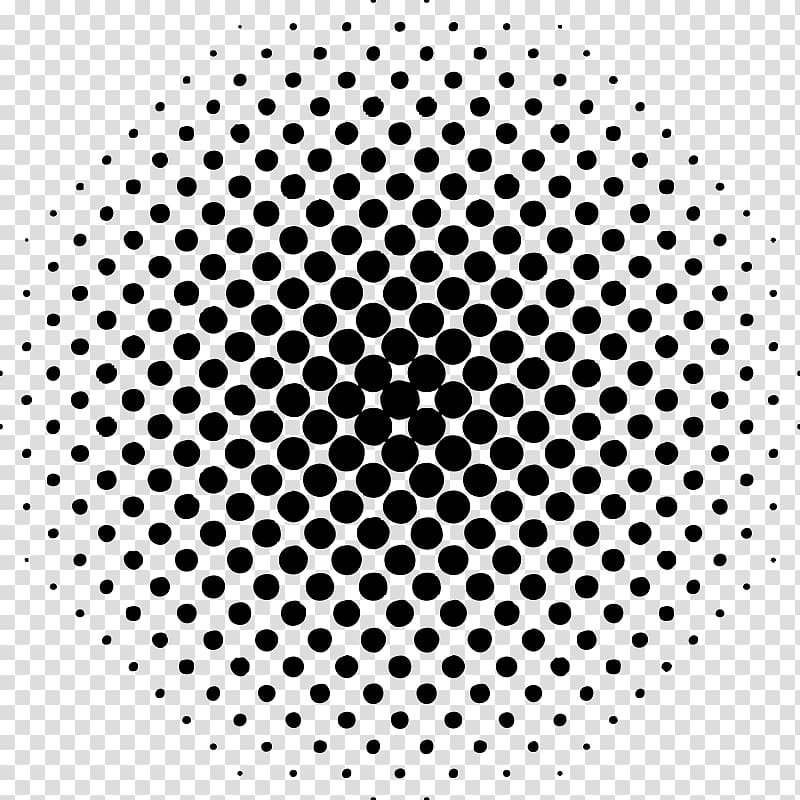 Halftone Circle, dot transparent background PNG clipart