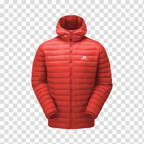 Mountain Equipment Arete Hooded Mens Jacket T-shirt Mountain Equipment Arete Hooded Womens Jacket Down feather, Red Jacket with Hood transparent background PNG clipart