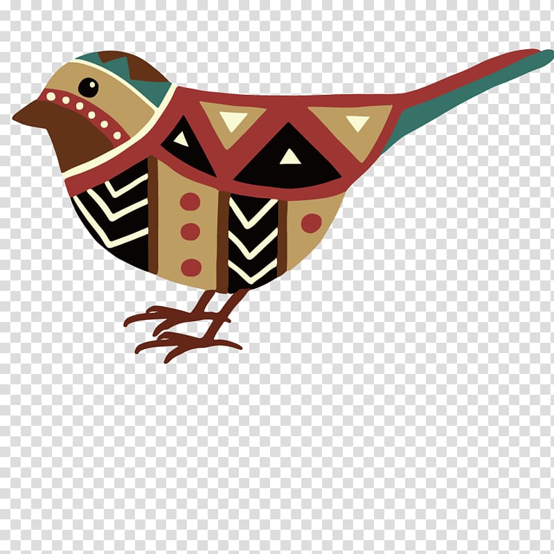 Bird Euclidean Cartoon, illustration lattice Sparrow transparent background PNG clipart