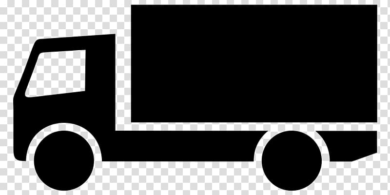 black truck illustration, Car Semi-trailer truck Symbol Vehicle, truck transparent background PNG clipart