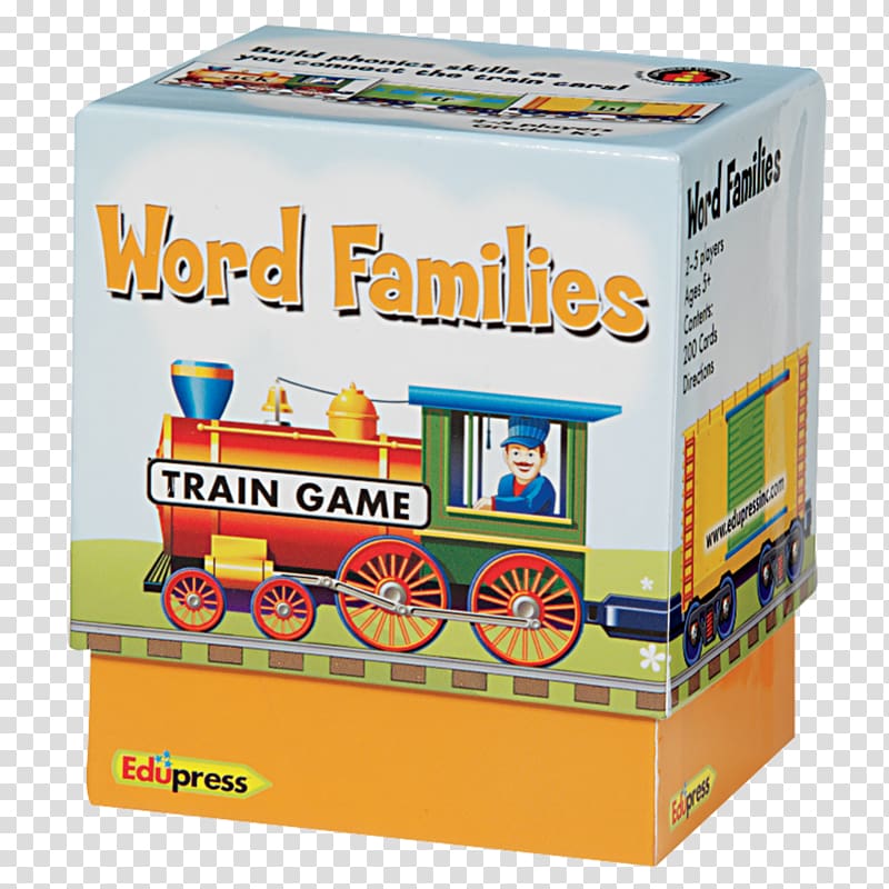 Train game Toy Skill, Family Words transparent background PNG clipart