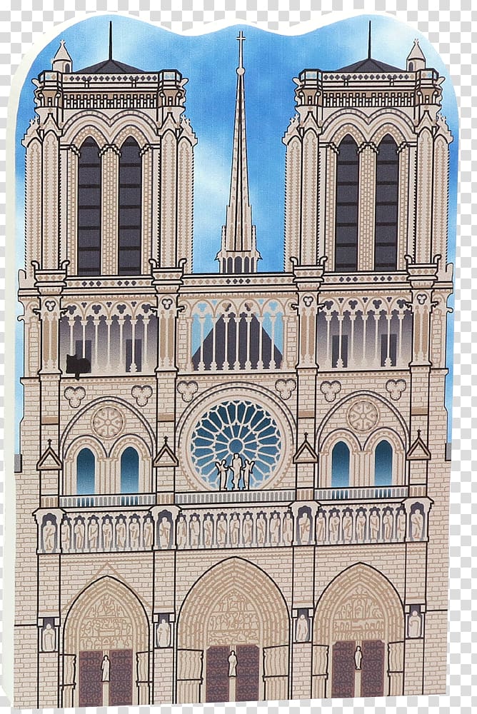 Notre-Dame de Paris Eiffel Tower Meow Leaning Tower of Pisa Cat, Paris notre dame transparent background PNG clipart