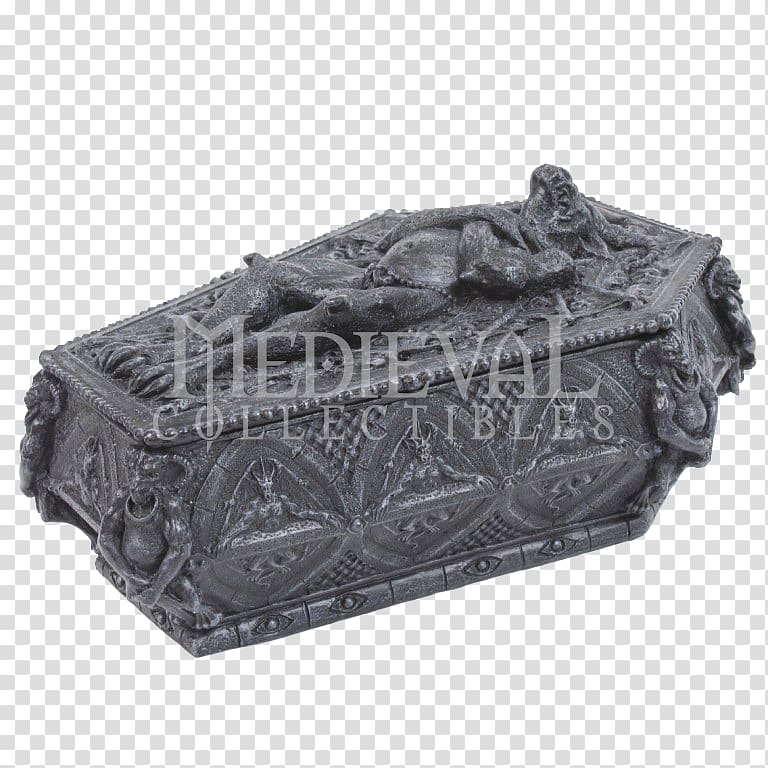 Metal Chest Casket Box Gargoyle, box transparent background PNG clipart