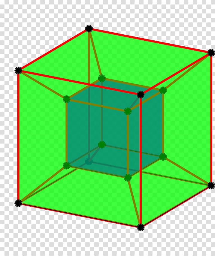 Hypercube Tesseract Line Point, line transparent background PNG clipart