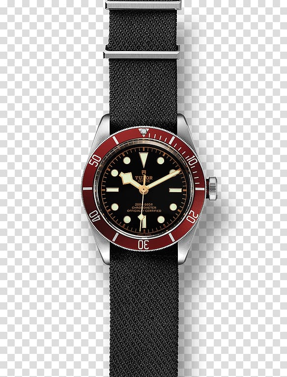 Tudor Men\'s Heritage Black Bay Tudor Watches Rolex Submariner Diving watch, watch transparent background PNG clipart