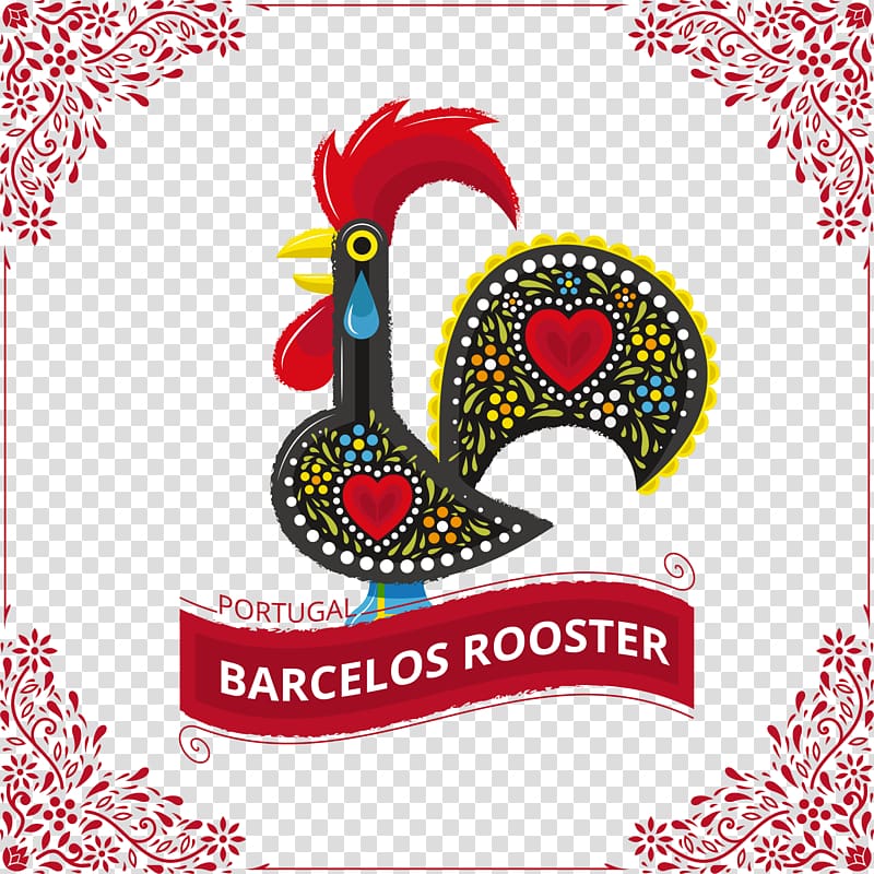 Barcelos, Portugal Rooster of Barcelos , Color love cock transparent background PNG clipart