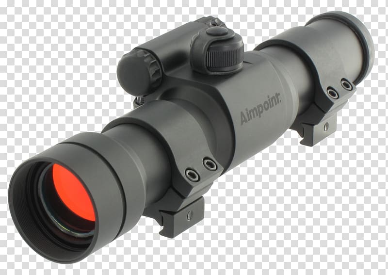 Aimpoint AB Red dot sight Reflector sight Aimpoint CompM4, Sights transparent background PNG clipart