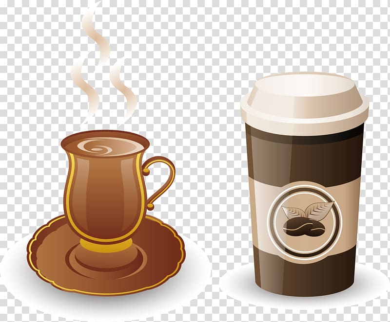 Coffee Tea Cafe Breakfast, Coffee material transparent background PNG clipart